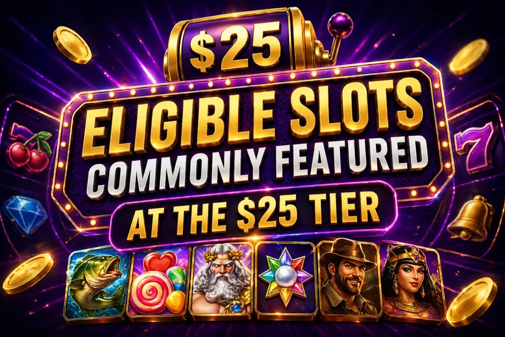 Eligible Slots Commonly Featured at the $25 Tier