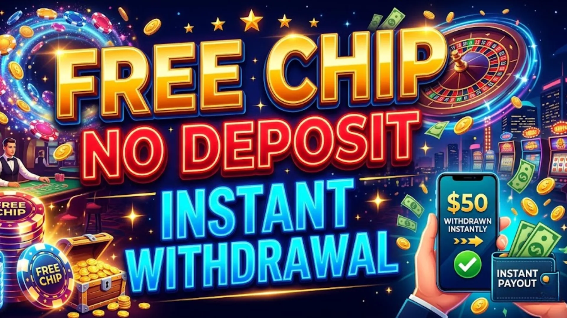 Free Chip No Deposit Instant Withdrawal
