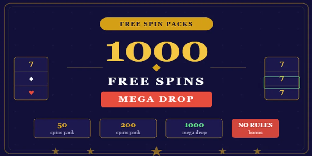 Free Spin Packs And The Mega 1000-Spin Drop