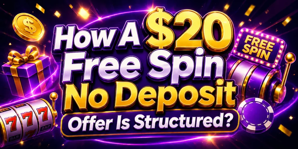 How A $20 Free Spin No Deposit Offer Is Structured
