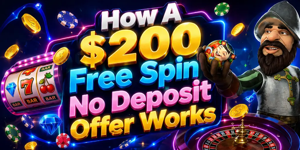 How A $200 Free Spin No Deposit Offer Works