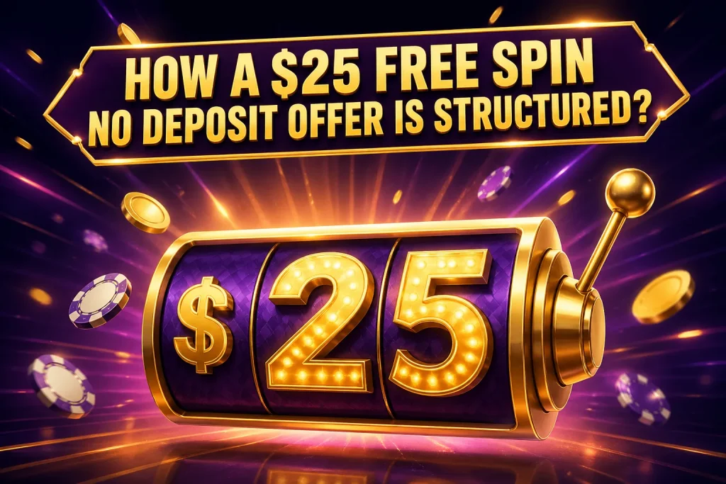 How A $25 Free Spin No Deposit Offer Is Structured