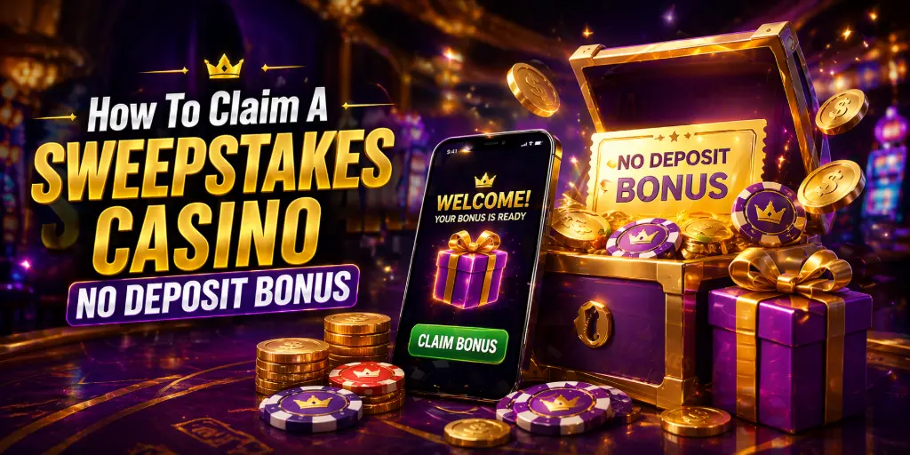 How To Claim A Sweepstakes Casino No Deposit Bonus