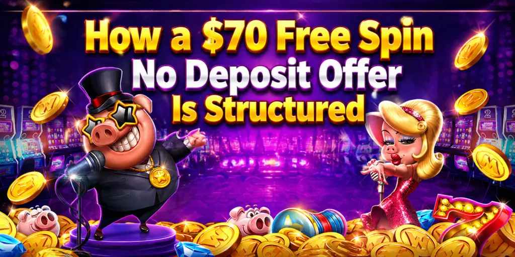 How a $70 Free Spin No Deposit Offer Is Structured