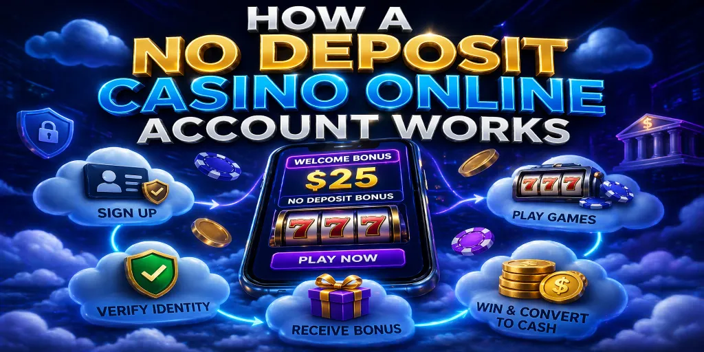 How a No Deposit Casino Online Account Works