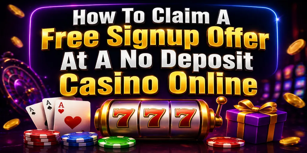 How to Claim a Free Signup Offer at a No Deposit Casino Online