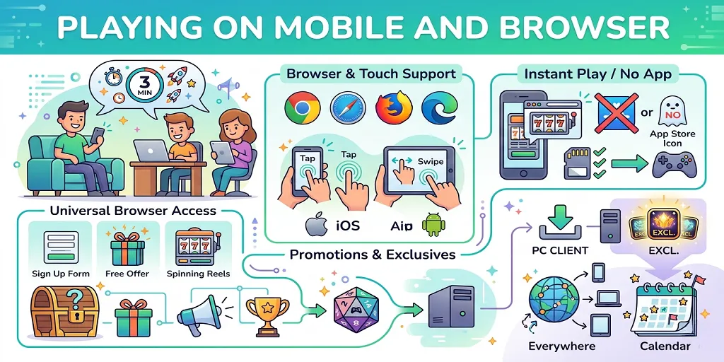 Playing On Mobile And Browser