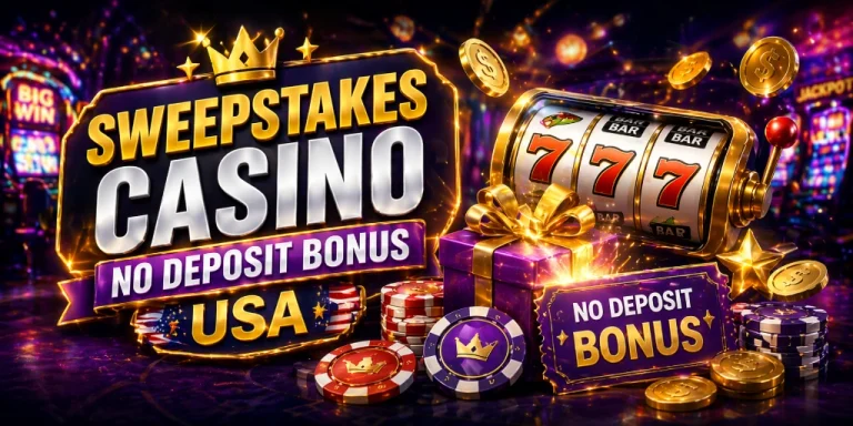 Sweepstakes Casino No Deposit Bonus USA 2026 Free Coins Rewards