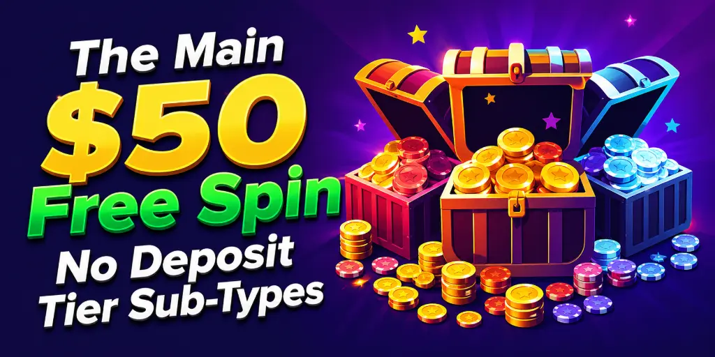 The Main $50 Free Spin No Deposit Tier Sub-Types
