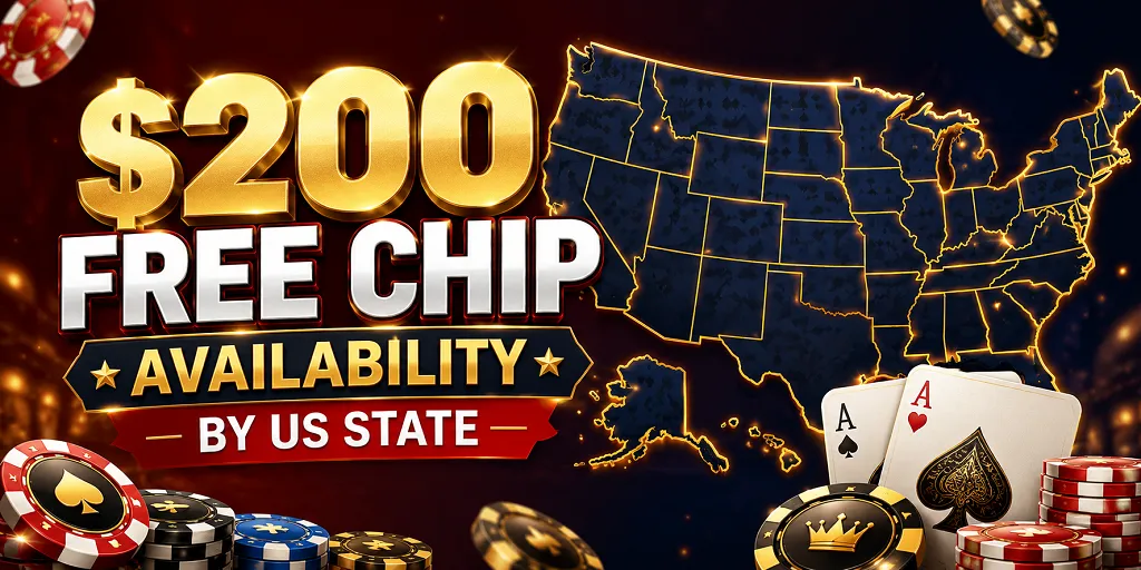 $200 Free Chip Availability By US State