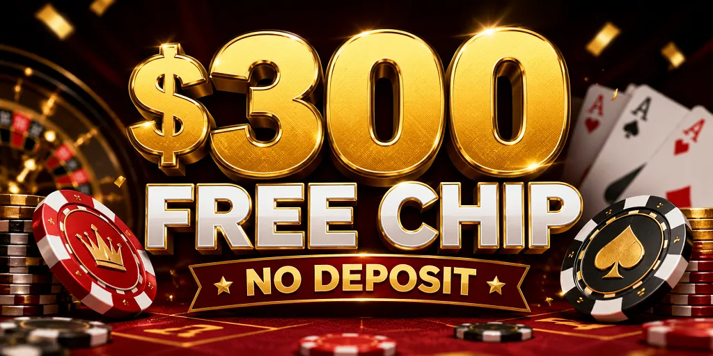$300 Free Chip No Deposit