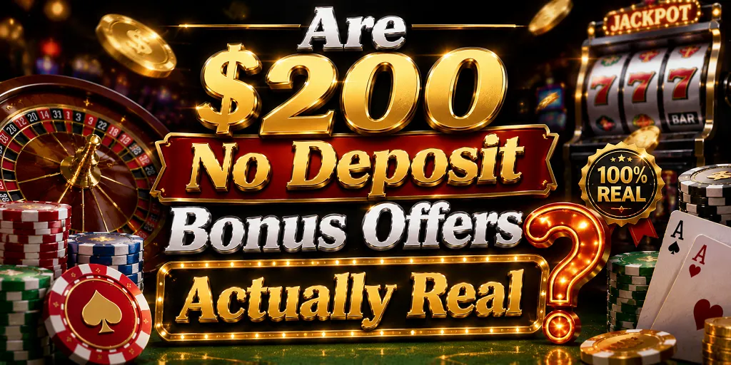 Are $200 No Deposit Bonus Offers Actually Real