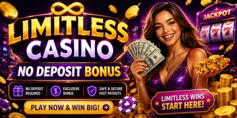 Limitless Casino No Deposit Bonus