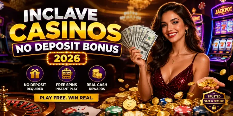 Inclave Casinos No Deposit Bonus 2026