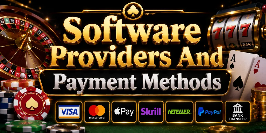 Software Providers And Payment Methods