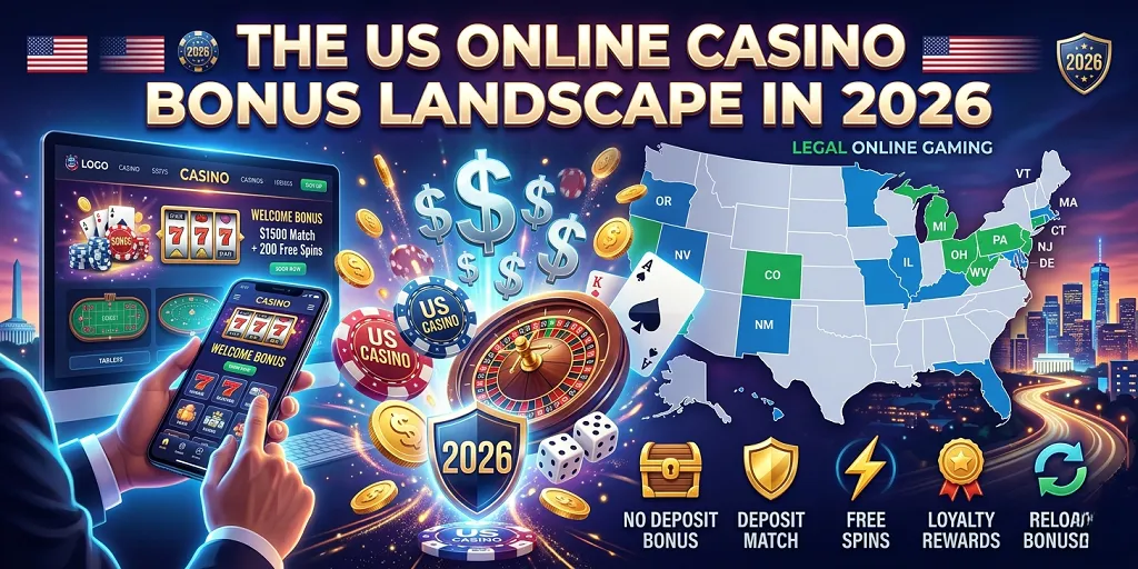 The US Online Casino Bonus Landscape In 2026