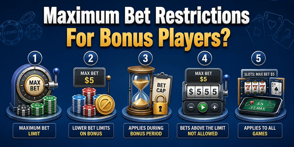Maximum Bet Restrictions For Bonus Players