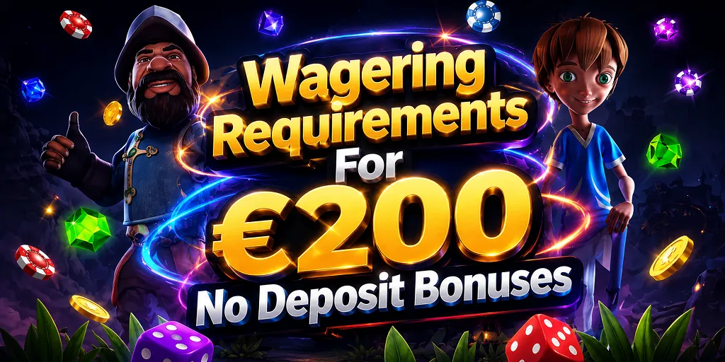 Wagering Requirements For €200 No Deposit Bonuses
