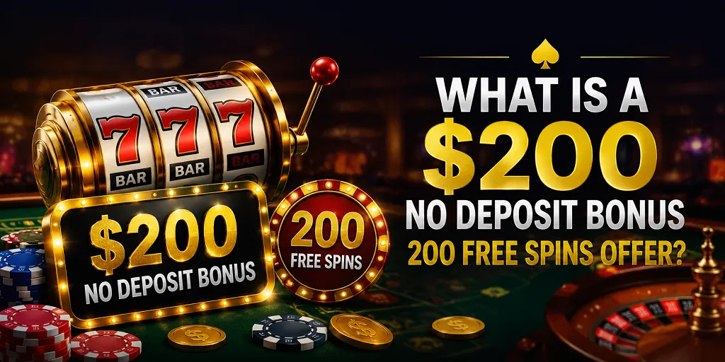 What Is a $200 No Deposit Bonus 200 Free Spins Offer