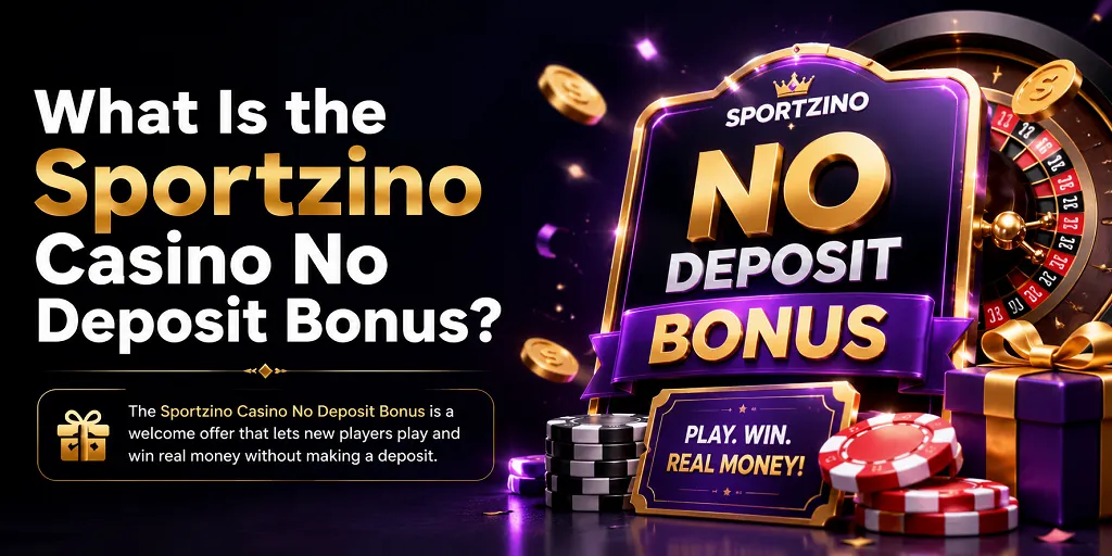 What Is the Sportzino Casino No Deposit Bonus